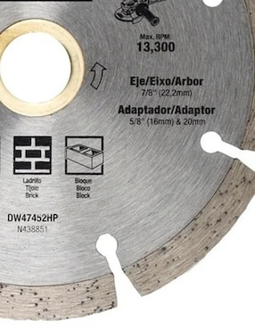Disco de diamante de Metal Dewalt
