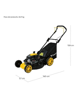 Podadora de pasto a gasolina Gutstark Mkz-pod173cc3en1