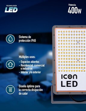 Reflector de luz fría Icon