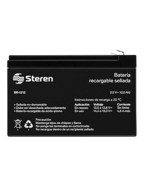 Batería portátil Steren 12000 mAh br-1212