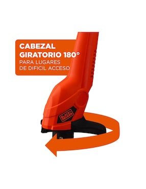 Desbrozadora eléctrica Black + Decker de hilo GL350-B3