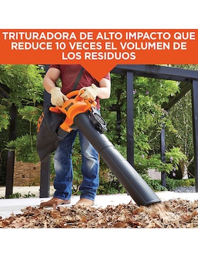 Sopladora eléctrica Black + Decker BV25-B3 71 MPH 290 CFM