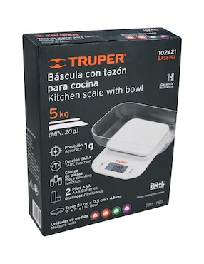 Báscula digital Truper
