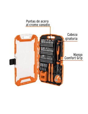 Set desarmador multipuntas Truper 76 piezas