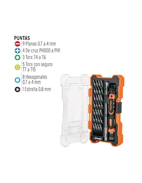 Set de desarmadores Truper 30 piezas