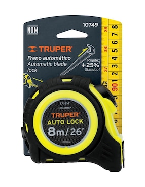 Flexómetro Truper 8 m