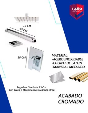 Regadera para baño Idrop