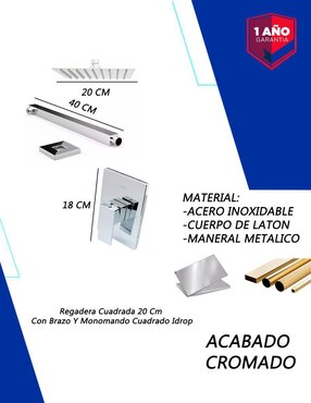 Regadera para baño Idrop