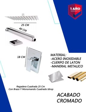 Regadera para baño Idrop