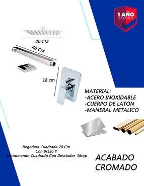 Regadera para baño Idrop