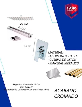 Regadera para baño Idrop