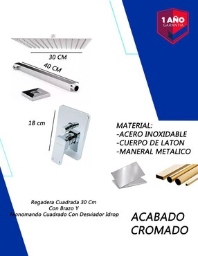 Regadera para baño Idrop