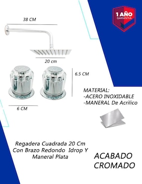 Regadera para baño Idrop