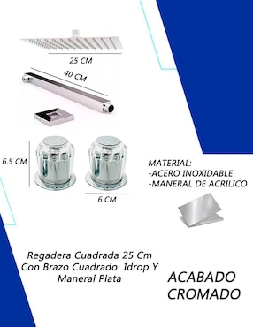 Regadera para baño Idrop