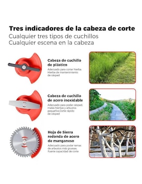 Podadora de pasto a eléctrico