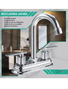 Llave mezcladora para baño Genérica