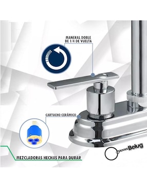 Llave mezcladora para baño Genérica