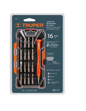 Set de desarmadores Truper Joy17 16 piezas