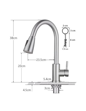 Llave mezcladora para cocina Genérica