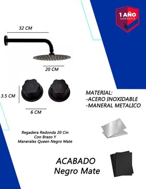 Regadera para baño Rubinett