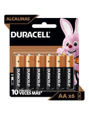 Batería AA Alcalino Duracell 1.5 V