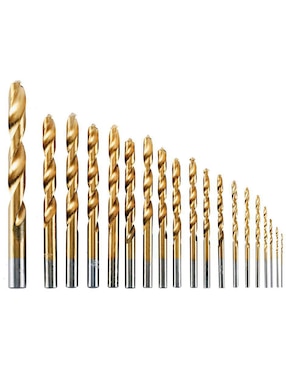 Juego brocas para metal con 99 piezas