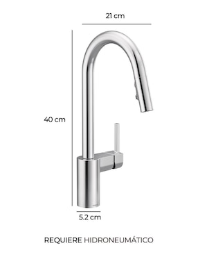 Llave mezcladora para cocina Moen