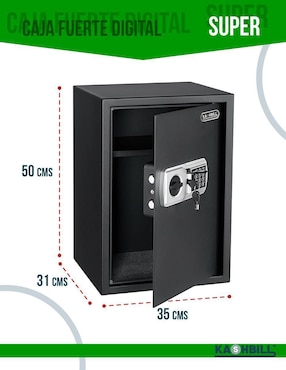 Caja fuerte manual y eléctrica Kashbill