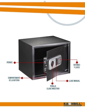 Caja fuerte manual y eléctrica Kashbill