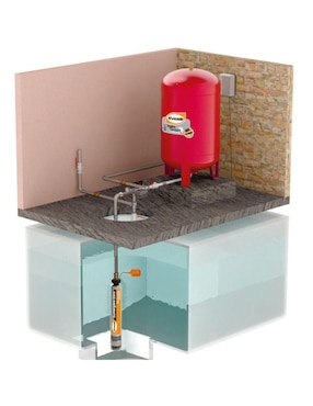 Bomba de agua sumergible Evans 1 HP