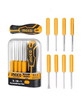 Kit destornillador manual Ingco