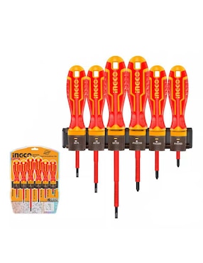 Kit destornillador manual Ingco