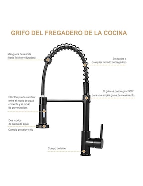 Llave mezcladora para cocina Wünd