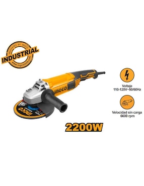 Pulidora Angular Ingco UAG220018 1900 W