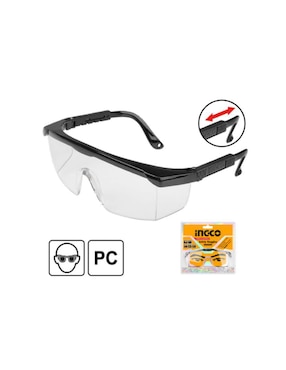 Lentes de seguridad Ingco protección de plástico