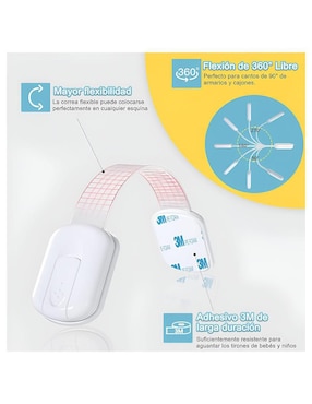 Cerradura para sobreponer Wünd W741ND derecha