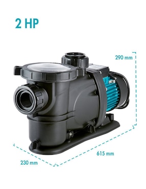 Bomba de agua alberca Iusa 2 HP