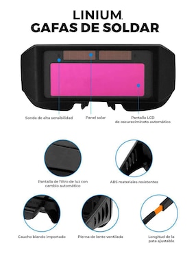 Lentes de seguridad Linium uso industrial