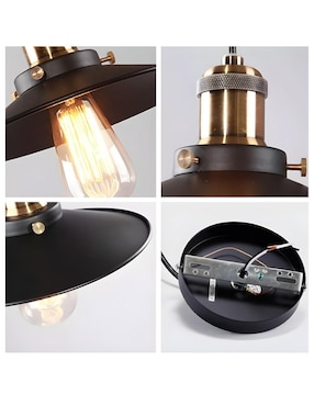 Lámpara colgante Incandescente y LED Wünd 3 piezas