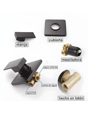 Regadera para baño Wünd