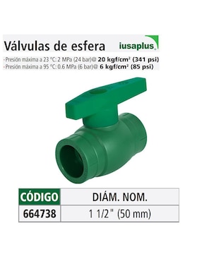 Válvula de agua IUSA