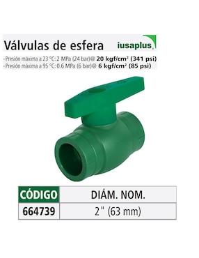 Válvula de agua IUSA