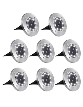 Set Lámpara Solar LED Wünd 8 Piezas