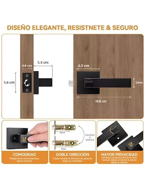 Cerradura para tubular Wünd W1122ND de derecha e izquierda