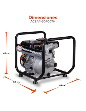 Bomba de agua motobomba Evans 7 hp