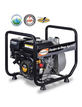 Bomba de agua motobomba Evans 7 hp