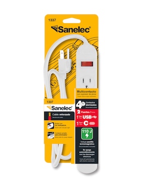 Multicontacto Sanelec 1337 De 4 Contactos