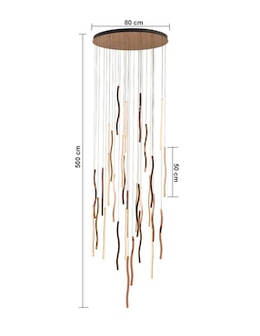 Lámpara colgante LED Luxica Lighting Roma LCD8021
