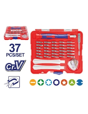 Juego de puntas Emtop EBST03702