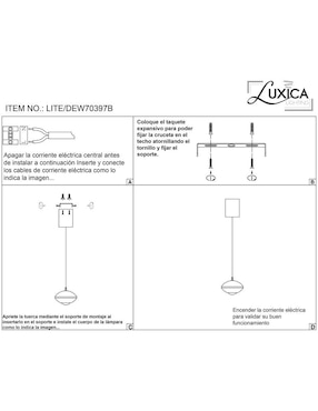 Lámpara Luxica Lighting led